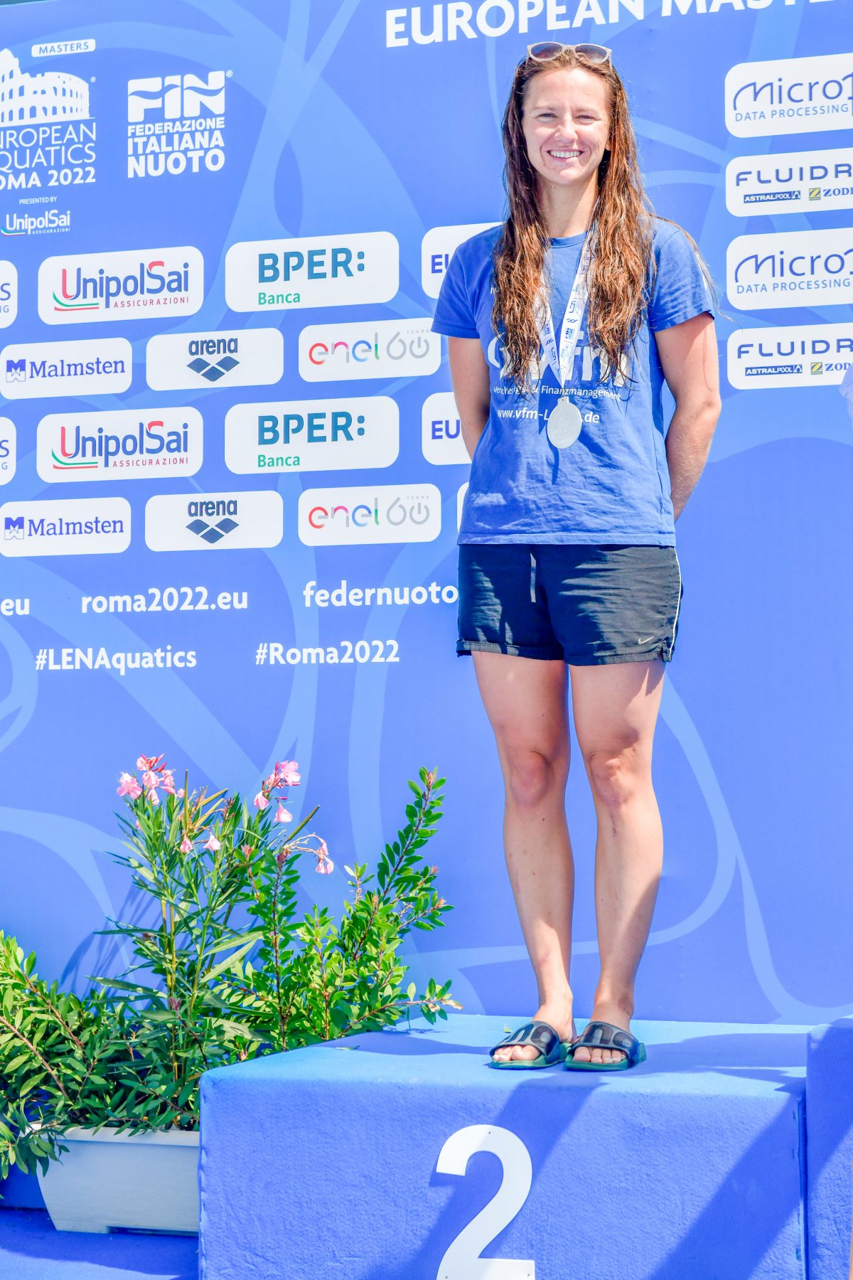 Sandra Bauer wird Vize-Europameisterin der Masters über 50-Meter Brust – Matthias-Grünewald