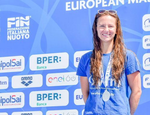 Sandra Bauer wird Vize-Europameisterin der Masters über 50-Meter Brust