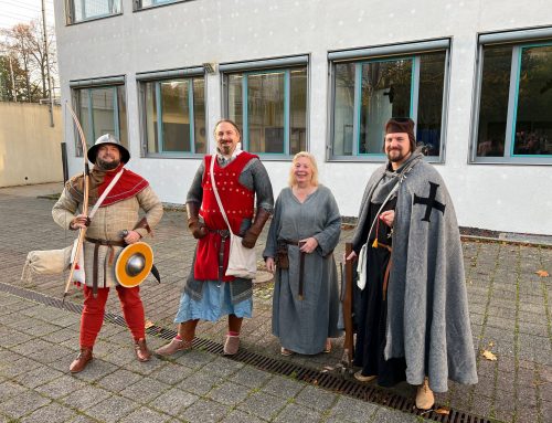 Das Mittelalter zu Besuch am Matthias-Grünewald-Gymnasium