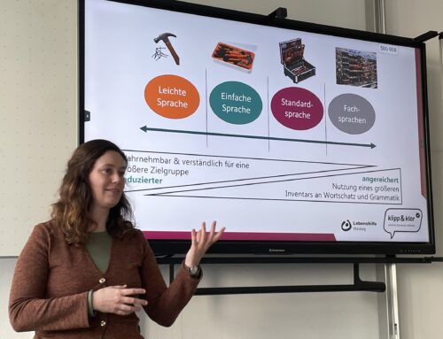 klipp und klar – Workshop für das P-Seminar „Leichte Sprache 2.0“